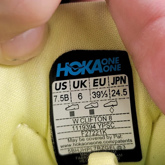 Hoka Clifton 8 Womens 7.5B - Picture 10 of 10